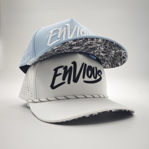 Gorra de Golf Impermeable de 5 Paneles de Tela Sostenible, Logotipo Bordado Personalizado, MOQ Bajo, OEM, Perforada con Láser, Ecológica, Deportiva - Product Image 2