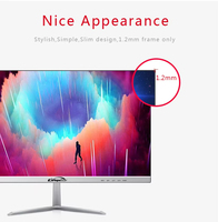 Moniteur de jeu PC sans flash HD à grand angle de vue Écran PC LED mince sans cadre de 21.5 pouces