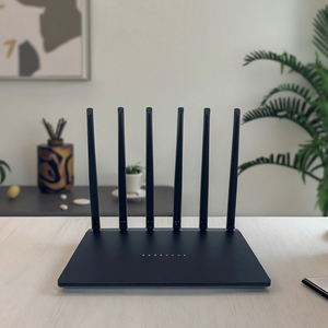 AX3000 Router 6 jala dengan antarmuka port Gigabit, WiFi dan antena berkekuatan tinggi untuk jaringan rumah pintar kecepatan tinggi - Product Image 1