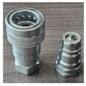 Rộng rãi usely thủy lực khớp nối nhanh chóng kết nối ISO7241-A BSP <span class=keywords><strong>1</strong></span>/2 "3/<span class=keywords><strong>4</strong></span>" poppet valved nhanh chóng phát hành thủy lực Phụ kiện ống - Product Image 5