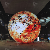 Écran sphérique LED en forme de globe, diamètre 1m, 1,5m, 2m, affichage sphérique P2 P2.5, écran LED en forme de boule, pour exposition