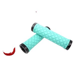 アルミ合金自転車ハンドルセット滑り止めショック-プルーフ一方的なロックラバーハンドルバー工場用バッチ山 - Product Image 5