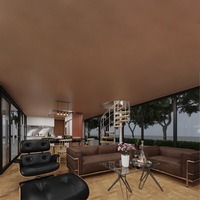 Maisons préfabriquées de luxe 20/40 pieds, mini-maisons modulaires, cabines en acier type Apple pour hôtels ou villas, maisons préfabriquées Zcamp à vendre