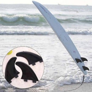 Ailerons de surf G5 compatibles FCS, gauche, centre, droite, 3 pièces par set, pour utilisation en eaux océaniques, en matériau PP - Product Image 3