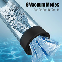 Entrenador de pene, Potenciador de presión negativa masculino, Copa de entrenamiento sensible al estiramiento, Molde inverso eléctrico totalmente automático