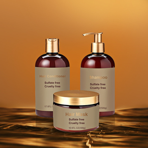 Anti-chute de cheveux pellicules marque privée bio soins capillaires huile de croissance shampooing huile d'argan maroc traitement à la kératine kit de soins à l'air - Product Image 1