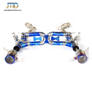 Made in China alte prestazioni full sistema di scarico downpipe di scarico e tubo di scarico in lega di titanio valvetronic catback per La Ferrari <span class=keywords><strong>488</strong></span> - Product Image 3