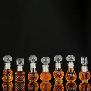 50毫升100毫升迷你XO威士忌empbotelladora Botellas玻璃酒礼品瓶