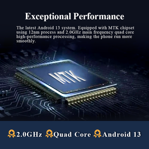 Téléphone US TIQ MINI M5 Double Carte SIM Écran Tactile Clavier Téléphone 3+32 Go <span class=keywords><strong>Google</strong></span> <span class=keywords><strong>Play</strong></span> MTK6761 Téléphone Mobile Android 13 - Product Image 4