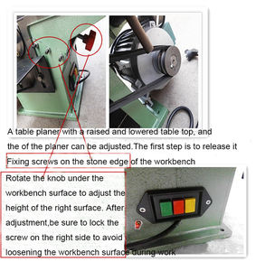 Haute efficacité combinaison épaisseur rabot Machine trois en une main rabot industriel bois rabot pour bois - Product Image 4