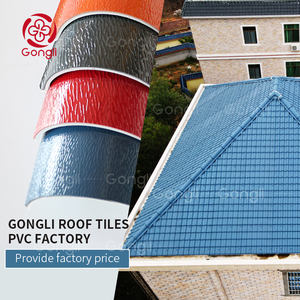 Tegola Tradizionale in Resina Sintetica <span class=keywords><strong>PVC</strong></span> Resistente al Calore e Ignifuga, Rivestita in ASA, Durevole, Antivento e Impermeabile per Coperture Piane - Product Image 5