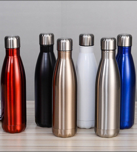500ml 750ml CokeShape Vacuum Water <b>Bottle</b> 304 Stainless Steel PP Lid Portable <b>Insulated</b> Thermos Custom Logo Water <b>Bottle</b> - Product Image 5