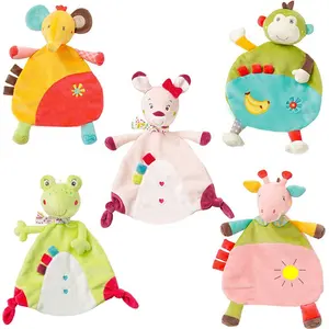 New arrival animals baby comforter organic toy wholesale baby sleeping comforter rabbit