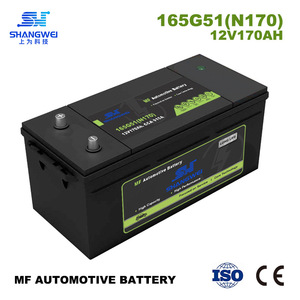 Batterie de camion N170 12V 170Ah sans entretien pour climatisation de stationnement, camion de pompiers, norme JIS, batterie de démarrage - Product Image 3
