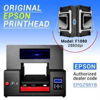 USA pengiriman cepat A3 A2 UV Flatbed Printer Inkjet Hosonsoft asli Epson XP600 Printhead Grade otomatis