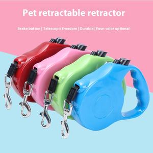Correa retráctil automática duradera de lujo de 3/5M para perros, Correa deslizante de plástico ABS de Color sólido para perros pequeños y medianos, accesorios para mascotas - Product Image 3