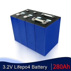 เซลล์ลิเธียมไอออนแบบแท่งปริซึมเกรด A 280Ah 3.2V คัดแยกอย่างพิถีพิถันเป็นชุดสำหรับแบตเตอรี่บ้าน 24V 48V มีสินค้าในสต็อกยุโรป - Product Image 1