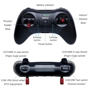 Radiolink Rc Zender T 8S 8ch 2.4Ghz Gas Rechter Ontvanger R8ef Radiobesturing Voor Vliegtuigen/Drone Handvat Afstandsbediening - Product Image 3