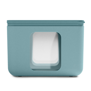 BLIM PLUS - CONTENITORE PEEK BOX QUADRO TEAL 13.3X13.3X10CM 1.3LT - Product Image 1