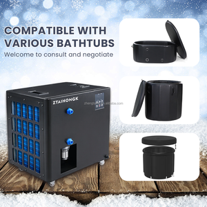 1/2hp Ozone Ice Bath <b>Recovery</b> <b>Pod</b> Wi-Fi Control Cold Plunge Pool Water Chiller Filter Cooling Capability Pump - Product Image 5