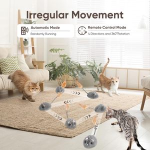 Prezzi all'Ingrosso di Fabbrica per Giocattoli Interattivi Elettronici a Forma di Topo per Gatti, Giochi Mobili Divertenti per l'Addestramento Felino - Product Image 5