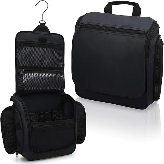Makyaj organizatör bagaj çanta kılıfları asılı makyaj seyahat bölmeler kanca ile tuvalet kiti kozmetik çantası
