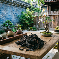 Thé Oolong Da Hong Pao traditionnel chinois torréfié au charbon, Thé de roche Wuyi, Goût intense, Thé Oolong fermenté en feuilles, Sac en vrac