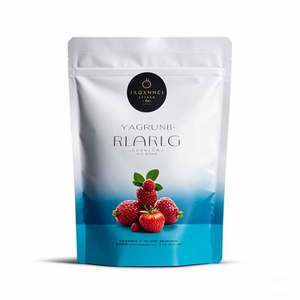 Emballage de pochette debout étanche à l'humidité imprimé personnalisé pour biscuits aux noix collations sushi et gelée avec sacs scellés à fermeture éclair - Product Image 3