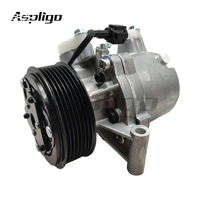 Compresor de Aire Acondicionado para Auto NISSAN Micra (México) MICRA IV (K13) (K14) (K13) 2010, 7PK, 100MM, 12V, 92600-1HC5A, 926001HC2A, 926001HC1A