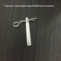 Pasador de Acoplamiento para Iluminación de Escenario con Clip de Bloqueo Tipo C, Conector de Truss de Aluminio de Alta Resistencia para Sistemas de Truss Cuadrados y Triangulares