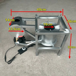 Vente mondiale en promotion : Réchaud de <span class=keywords><strong>camping</strong></span> extérieur sans fumée, brûleur à huile usagée avec souffleur 12V - Product Image 2