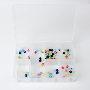 29505 7 không gian nhựa hình chữ nhật tiêm hạt lưu trữ Box Craft lưu trữ Organizer trường hợp - Product Image 4