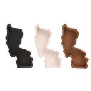 Forher New Jersey Hình Dạng Thủ Công Paulownia Bột Gỗ Mộc Mạc Trang Trí Nội Thất Gỗ Nến Bát Để Làm Nến - Product Image 5