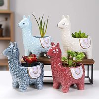 2.5 pouces en céramique hibou Pot intérieur Animal plante Pots Mini succulente fleur planteur pour Cactus herbes maison