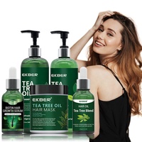 OEM/ODM Factory Bio-Teebaumöl-Kontrolle Anti Itchy Dry Scalp Paraben Free Shampoo Haarmaske Conditioner Set Bulk Sale