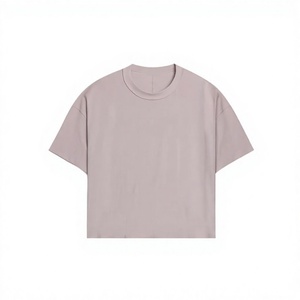 T-shirt pour homme à coupe ample, prix bas, col rond, couleur unie, séchage rapide, motif polyester/coton, respirant, t-shirt d'été - Product Image 1