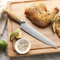 XINZUO rasoir tranchant Composite acier cuisine viande trancher couteaux à découper OEM ODM personnalisé