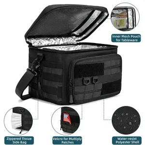 Sac à lunch tactique Portable boîte thermique alimentaire Durable étanche bureau refroidisseur boîte à lunch avec bandoulière étui isolé - Product Image 4