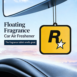 Ambientador de Coche de Papel de Algodón con Diseño Personalizado, Aroma Duradero <span class=keywords><strong>y</strong></span> Fuerte, Fragancia Natural <span class=keywords><strong>y</strong></span> Logotipo, No Requiere <span class=keywords><strong>Electricidad</strong></span> - Product Image 2