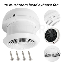 Ventilateur d'extraction d'air rond à tête de champignon, haute qualité, 12V CC, forte puissance, pour toit, usage domestique, prix usine, OEM