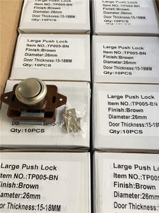 Tp005bn cut-out Kích thước 26mm Caravan nút khóa ngăn kéo chốt cắm trại cho RV ngăn kéo tủ <span class=keywords><strong>Keyless</strong></span> Tủ ổ khóa - Product Image 6