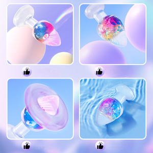 Ukuran kecil steker Anal benang silikon dildo jeli Butt Plug mainan seks wanita Anal pelatih prostat pemijat dewasa menggoda mainan - Product Image 5