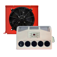 Climatiseur de stationnement split 12V/24V durable à bas prix pour camion, caravane, camping-car - Système de refroidissement et de chauffage silencieux avec télécommande