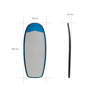 Planche de surf hydrofoil en fibre de carbone légère JFS 105 cm, grain de bois, non motorisée, capacité de charge 150 kg, SUP tout-terrain pour débutants 105 - Product Image 4