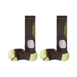 Sports <b>Socks</b> Women Cotton Compression Mid Calf <b>Running</b> Shock Absorption Thickened Terry Sole Workout Fitness <b>Socks</b> - Product Image 3