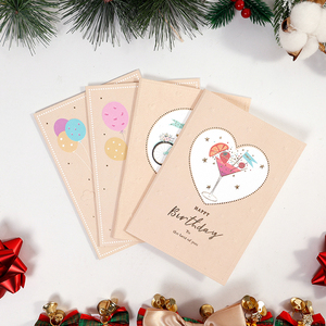 Nuevo diseño de tarjetas de felicitación personalizadas 17*23,8 cm papel recubierto impresión offset bolsa de regalo de tamaño personalizado - Product Image 4