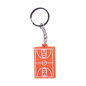 Porte-clés personnalisé 2D en PVC souple, porte-clés en caoutchouc souple avec logo, porte-clés en silicone, porte-clés en caoutchouc en forme de ballon de football - Product Image 3