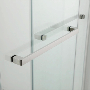 Vente directe d'usine salle <span class=keywords><strong>de</strong></span> bain porte <span class=keywords><strong>de</strong></span> <span class=keywords><strong>douche</strong></span> coulissante sans cadre <span class=keywords><strong>en</strong></span> <span class=keywords><strong>verre</strong></span> trempé clair - Product Image 3