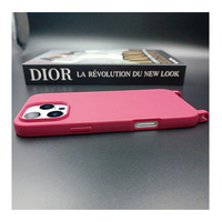 Coque de téléphone unie et pure pour iPhone 18 Pro Max avec trou pour cordon, en TPU antichoc et givré, compatible avec Samsung S25 S26 Ultra