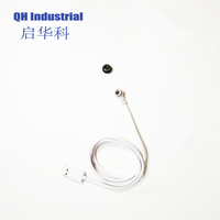 Conector Magnético Pogo Pin de 2 Pines Macho y Hembra para Cable de PCB, Cargador de Energía, Conector USB para Tablet, Laptop, Anillo Inteligente, Dron